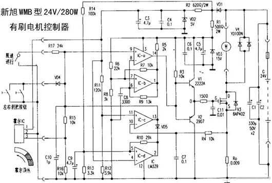 有刷電機(jī)控制器電路圖