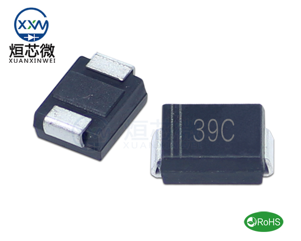 P6SMB39CA參數,TVS二極管P6SMB39CA瞬態(變)抑制二極管